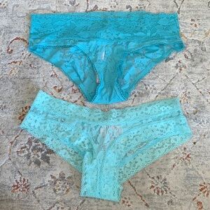 NWT Victoria’s Secret Lace Women's Intimates in Teal and Mint